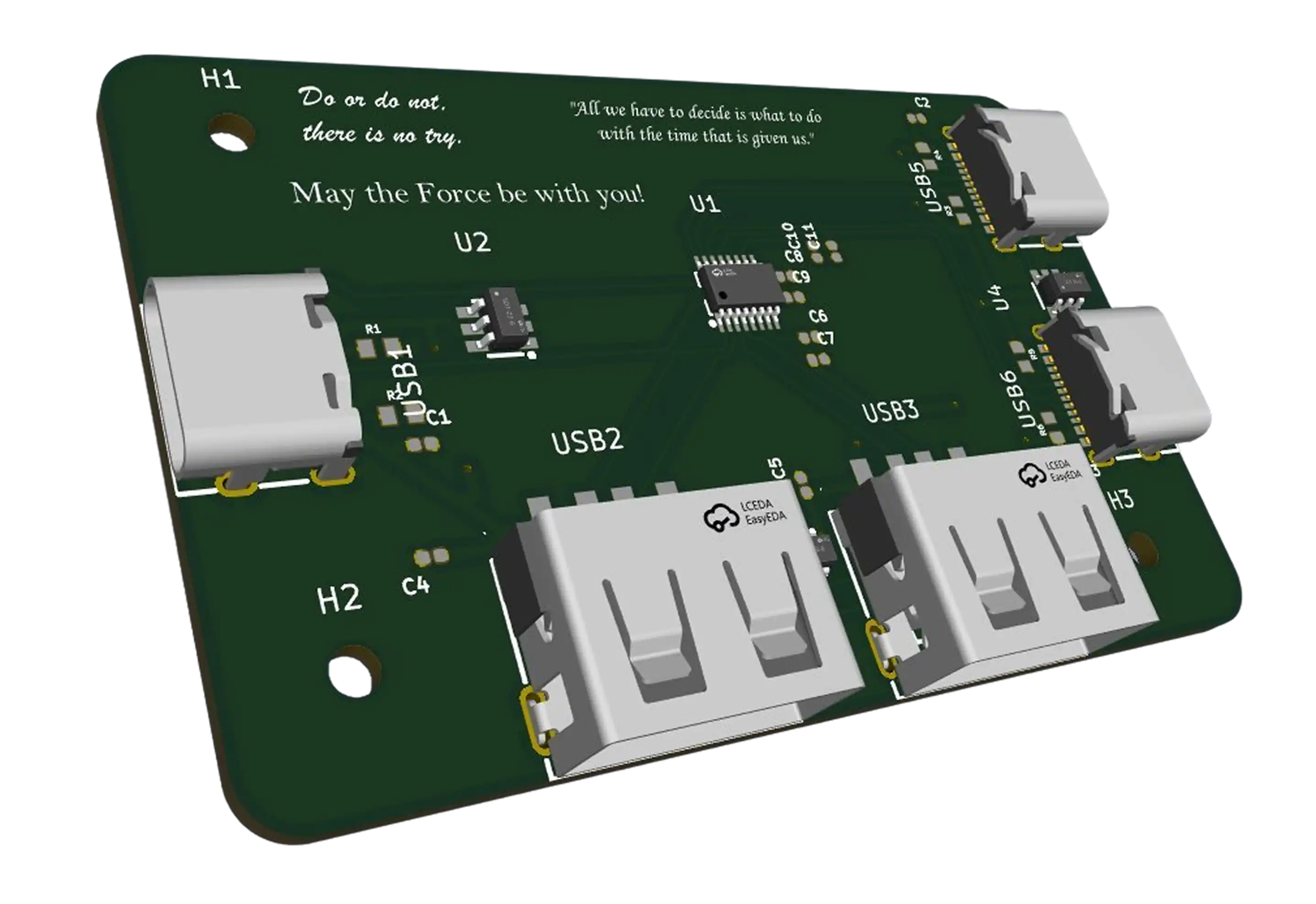 hiral's usb hub